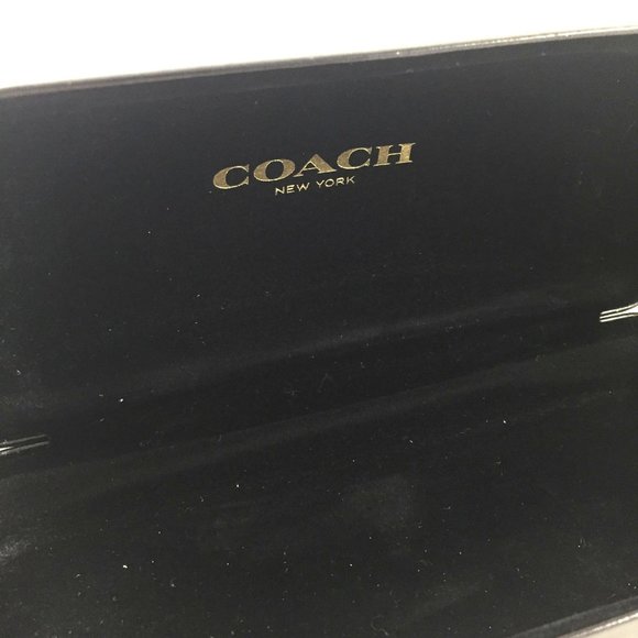 COACH Black Hard Clamshell Eyeglass & Sunglass Holder Case - Picture 3 of 4